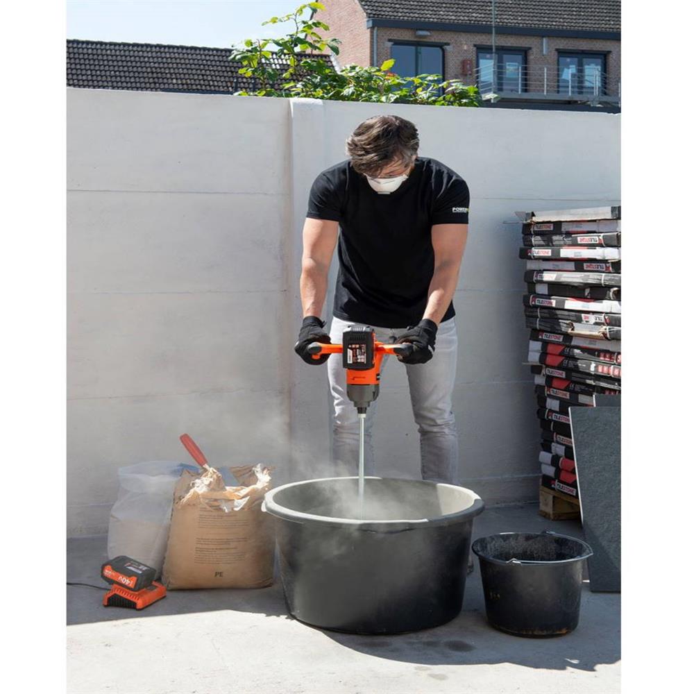 Powerplus ConcretePaint Mixer 20V LIION (No Batt) Toolfix Dundalk