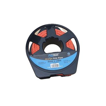 Protool PT33094 4mm X 25m Pp Rope Orange