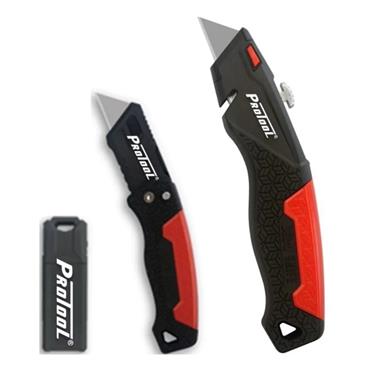 Protool PTKN2990 27pc Utility Folding Knife / 25 Blade Set
