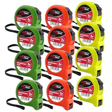 Protool Measuring Tape 3m X 16mm (Box Of 12)