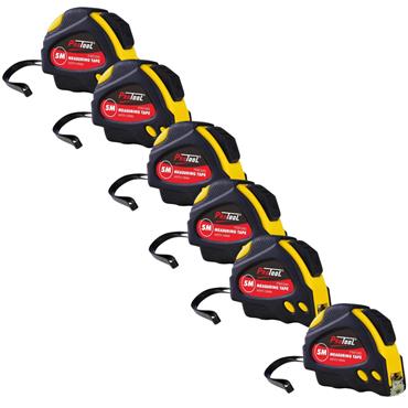 Protool Measuring Tape 5m X 19mm (Box Of 6)