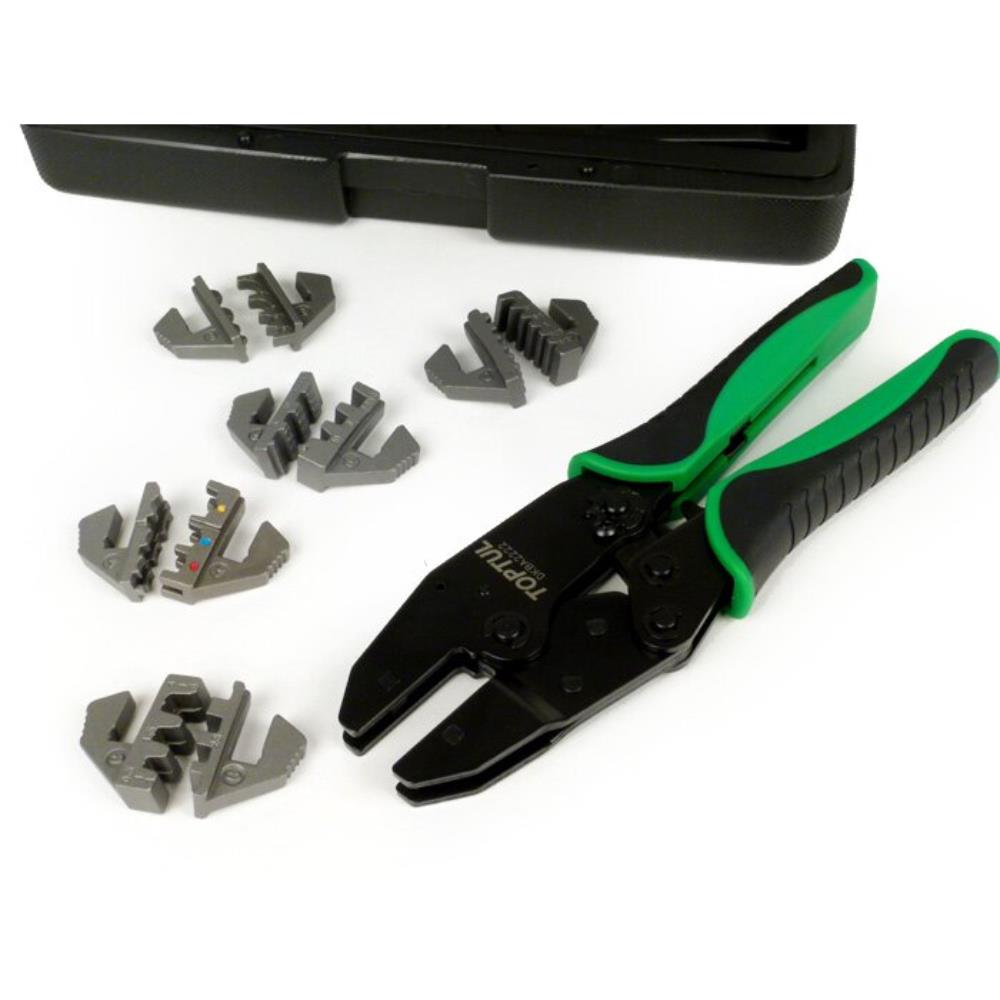 Toptul 6pc Quick change Ratchet Crimping Tool Kit Toolfix Dundalk