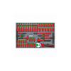 Toptul 125Pc W/7-Drawer VDE Insulated Tool Trolley GE12518