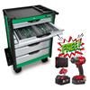 Toptul 213Pc W/7-Drawer Mechanics Tool Trolley