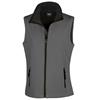 Result R232F Women's Printable Softshell Bodywarmer - Charcoal / Black