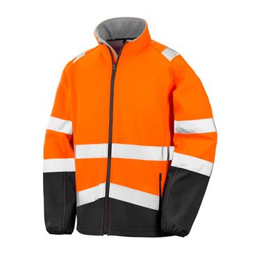 Result Safeguard Softshell Jacket - Orange/Black