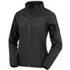 Result Women's Recycled 2-layer Printable Softshell Jacket - Black