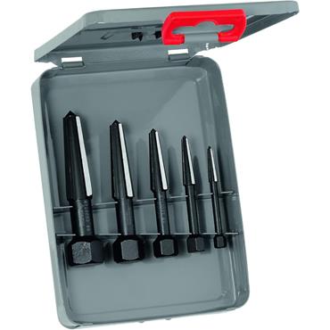 Rennsteig Screw Extractor Set Double-Edged (5-piece) in Metal Box - 471 901 3 SB