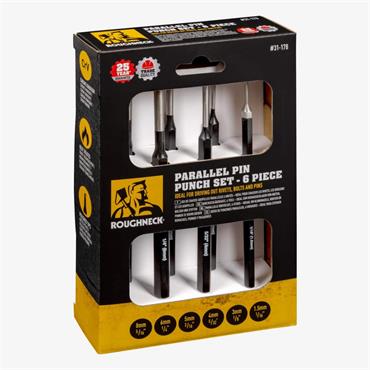 Roughneck Parallel Pin Punch Set - 6 Piece 31-178