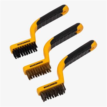 Roughneck Narrow Wire Brush Set - 3 Piece 52-010