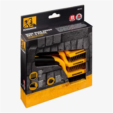 Roughneck Wire Brush Set 3 Piece 52-012