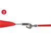 Runpotec 20629 Cable pulling loop with hook - caps outer- 17 mm