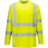 Portwest S178 - Hi-Vis Long Sleeved T-Shirt - Yellow