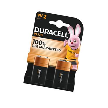 Duracell 9V Battery Twin Pack S18718
