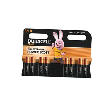 Duracell AA Plus Power 8 Pack S18720