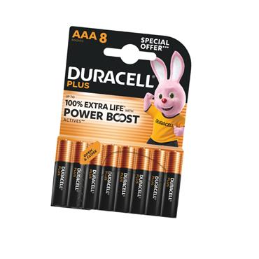 Duracell AAA Plus Power 8 Pack S18721