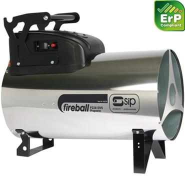 Sip Pro Fireball 2261DV Dual Voltage Propane Heater 106,995 - 226,000BTU
