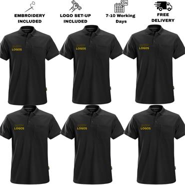Snickers x6 2708 Polo Logo Bundle