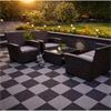 Solid Floor Tile Grey  PP 400x400mm