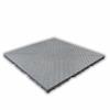 Solid  TPE Rubber Floor Tile Gray 400x400mm
