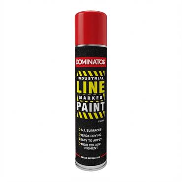 Dominator Industrial Line Marking Paint 750ml (Red)