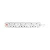 Masterplug SRG6210N-MP 6 Skt 2m 13a Srg Ext Lead White