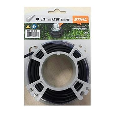 Stihl (3.3mm x 6.8m) Black Round Trimmer Line