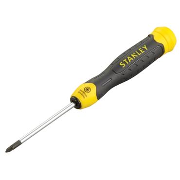 Stanley 0-64-955   Flared Magnetic Screwdriver 1pt x 75mm - 1pt x 75mm