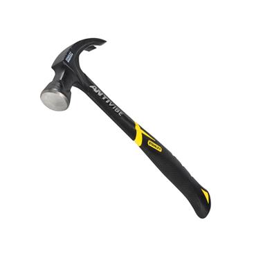 Stanley FMHT1-51275  Fatmat Antivibe All Steel Curved Claw Hammer - 16oz