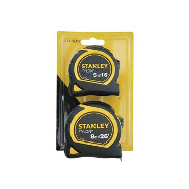 Stanley STHT9-98985 Tylon Twin Pack Measuring Tape (5m | 16') & (8m | 26')