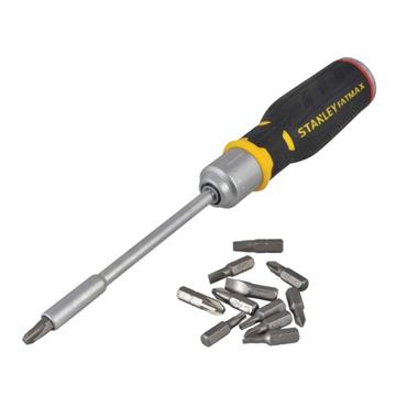 Stanley FMHT0-62690 FATMAX Ratchet Screwdriver with 12 Bits