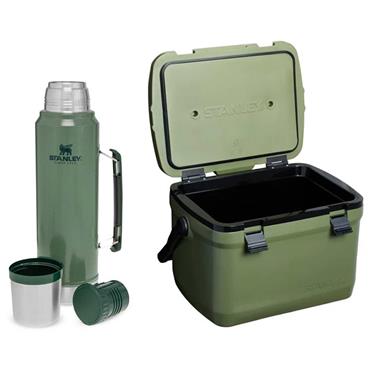Stanley Cooler Bundle (Green Cooler & Flask only)