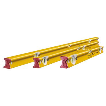 Stabila R Type 300 Spirit Level Set 3 Piece (2ft, 4ft & 6ft) 19238