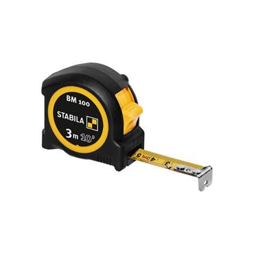 Stabila Pocket tape BM 100, cm/inch scale 3m/10'