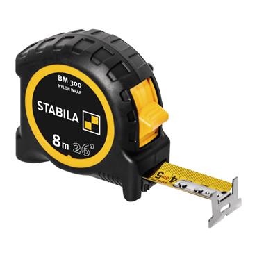 Stabila Pocket tape BM 300, cm/inch scale 8m/26'