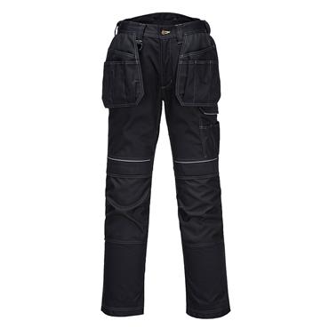 Portwest T602 PW3 Holster Work Trousers - Black *FREE KNEE PADS