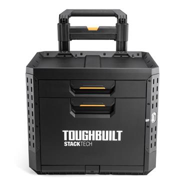 Toughbuilt StackTech Rolling 2-Drawer Locking Box TB-B1-D-R92