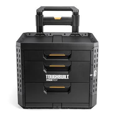 Toughbuilt StackTech Rolling 3-Drawer Locking Box TB-B1-D-R93
