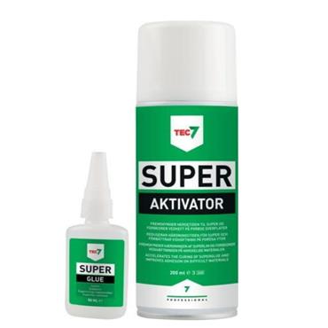 TEC7 Super Glue (50ml) + Aktivator Kit