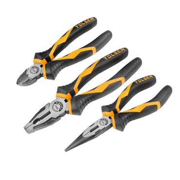 Tolsen 3 Piece Plier Set 10410