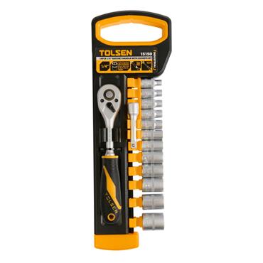 Tolsen Socket Set 1/4 4-14mm 14pc 15150
