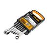 Tolsen 7pc Combination Ratchet Spanner Set 8-19mm 15229
