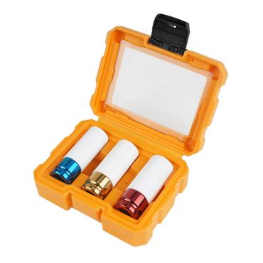 Tolsen Impact Socket Set 3 pcs 17,19,21mm 15510