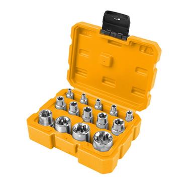 Tolsen 14pcs E type sockets set 15514