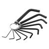 Tolsen 10Pcs hex key set on ring 1.5-10mm 20051