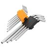 Tolsen 9Pcs torx long arm hex key set T10-T50 20056