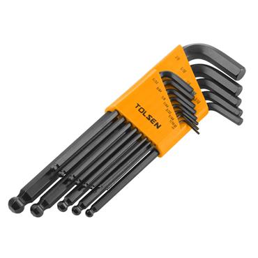 Tolsen 13Pcs Ball End Imperiel Long Arm Hex Key Set 20090