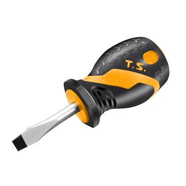 Tolsen Screwdriver Stubby Slotted:5.5*38mm 20131