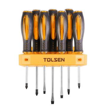 Tolsen 7pcs Go-Through Screwdriver Set 20195