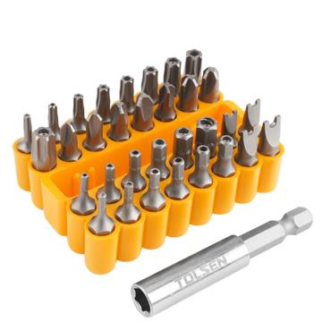 Tolsen 33pcs 1/4" Hex Security Bit Set 20369